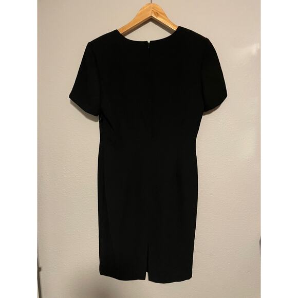 Vintage Debra Michaels Womens Dress Size 6 Black Chiffon Babydoll LBD 90s Y2K - Picture 3 of 8